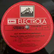 LP - Felix Mendelssohn-Bartholdy / Max Bruch - Christian Ferras - Philharmonia Orchestra , Constantin Si - Violinkonzert E-moll Op. 64 / Nr.1 G-moll Op. 26 - Red labels
