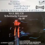 Mendelssohn - Konzert Für Violine Und Orchester / Schottische Fantasie
