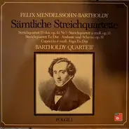 Mendelssohn-Bartholdy - Sämtliche Streichquartette Folge 1