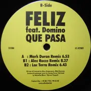 12inch Vinyl Single - Feliz Feat. Domino - Que Pasa