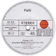 12inch Vinyl Single - Felli - Greatest Mind