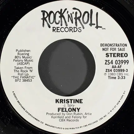 Felony - Kristine