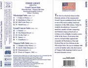 CD - Ferde Grofé - Grand Canyon Suite / Mississipi Suite / Niagara Suite