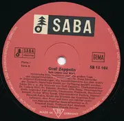 Double LP - Ferdinand Graf Zeppelin - Sein Leben Und Werk