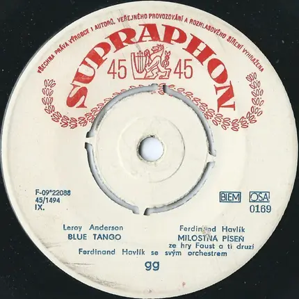 Ferdinand Havlík Orchestra - Semafor Twist