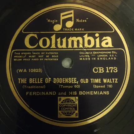 Ferdinand & His Bohemians - Oh! Donna Clara / The Belle Of Bodensee