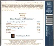 CD - Ferdinand Ries , Susan Kagan - Piano Sonatas And Sonatinas • 4