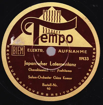 Ferdy Kauffman Und Sein Orchester r - Petersburger Schlittenfahrt / Japanischer Laternentanz