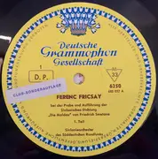 LP - Ferenc Fricsay - Probe und Aufführung der sinfonischen Dichtung -Die Moldau - von Friedrich Smetana - Mono / Club-Sonderauflage / Tulip