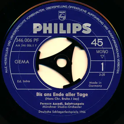 Ference Ascodi - Bis Ans Ende Aller Tage