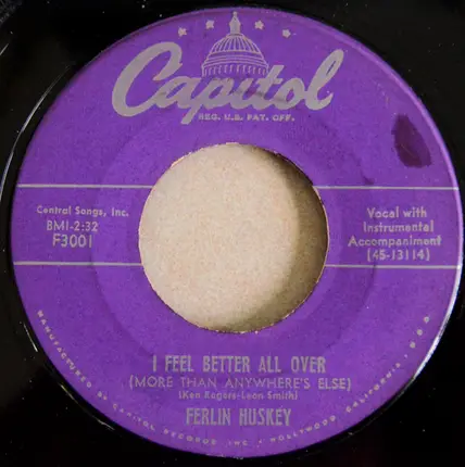 Ferlin Husky - I Feel Better All Over / Little Tom