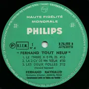 10'' - Fernand Raynaud - Fernand Tout Neuf - N°4