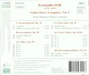 CD - Fernando Sor - Robert Kubica • Wilma van Berkel - Guitar Duets (Complete), Vol. 1: Divertissements • Valses • Les Deux Amis • L'encouragement