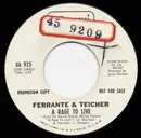 7inch Vinyl Single - Ferrante & Teicher - A Rage To Live / Debutante Waltz