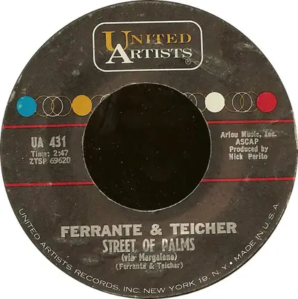 Ferrante & Teicher - Street Of Palms / Smile