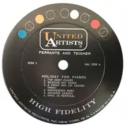 LP - Ferrante & Teicher - Holiday For Pianos