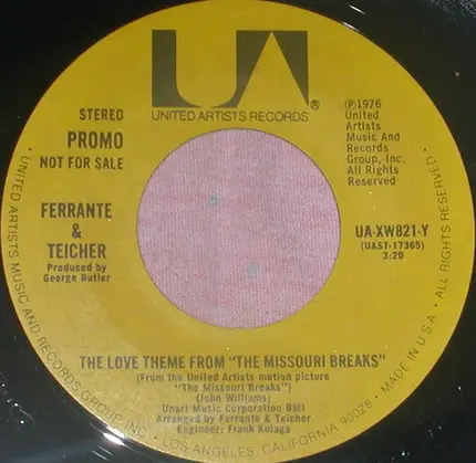 Ferrante & Teicher - Love Theme From "The Missouri Breaks"
