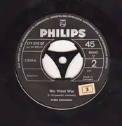 7inch Vinyl Single - Ferre Grignard - Ring, Ring, I've Got To Sing / We Want War
