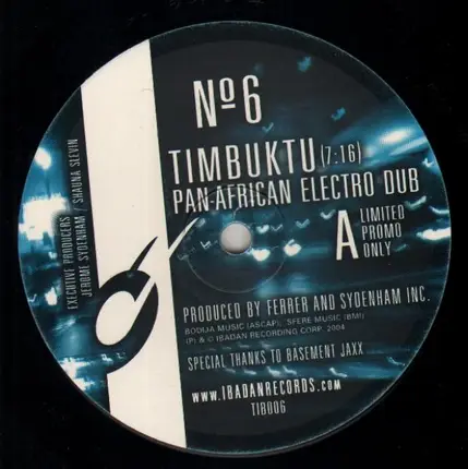 Ferrer & Sydenham Inc. - No 6 - Timbuktu