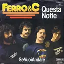 7inch Vinyl Single - Ferro & Co. - Questa Notte