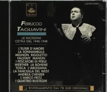 Ferruccio Tagliavini, Puccini, Donizzetti a.o. - Arie D'opera