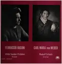 LP - Ferrucio Busoni - Carl Maria von Weber - Hilde Sander-Fröhlen, Klavier - Rudolf Schulz, Piano