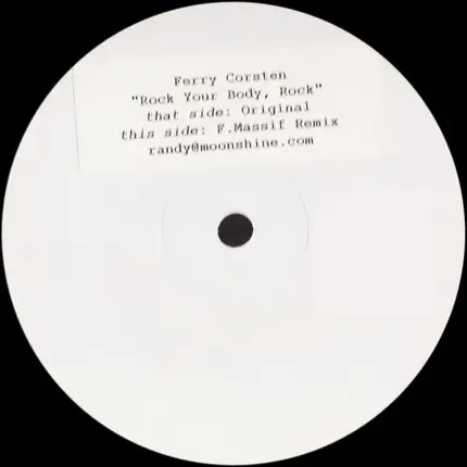 Ferry Corsten - Rock Your Body, Rock