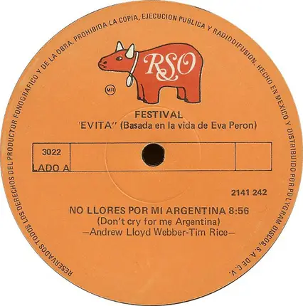 Festival - No Llores Por Mi Argentina (Don't Cry For Me Argentina)