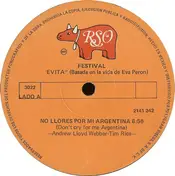 Festival - No Llores Por Mi Argentina (Don't Cry For Me Argentina)