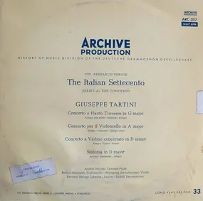 Giuseppe Tartini - 4 Concertos