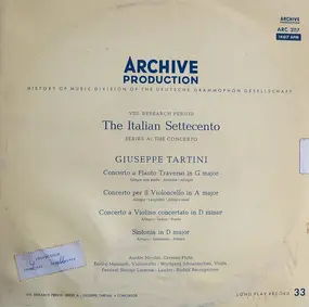 Giuseppe Tartini - 4 Concertos