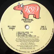 LP - Festival - Evita - 56=Pitman Pressing