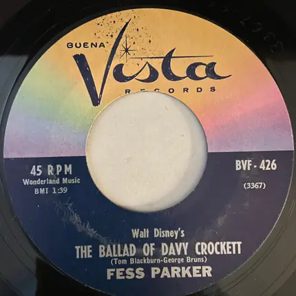 Fess Parker - The Ballad Of Davy Crockett / Farewell