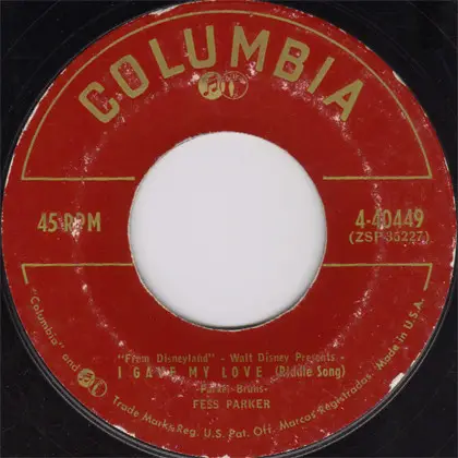 Fess Parker - Ballad Of Davy Crockett