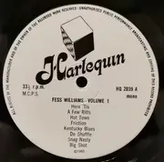 LP - Fess Williams - Volume One (The Complete Sessions 1929)