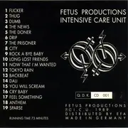 CD - Fetus Productions - Intensive Care Unit