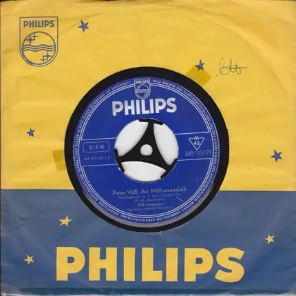 FFB - Orchester , Horst Fischer Und Sein Orchester - Peter Voß, Der Millionendieb / Hafen-Blues