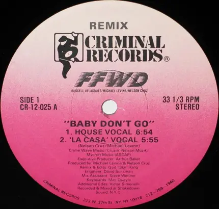 Ffwd - Baby Don't Go (Remix)