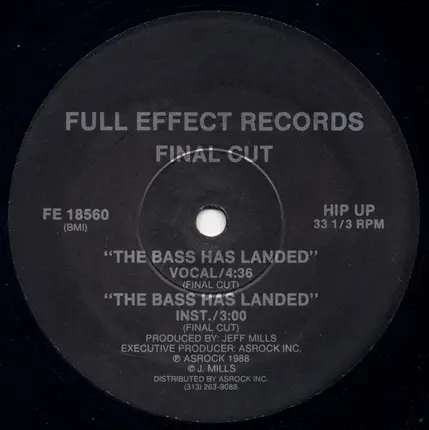 Final Cut - The Bass Has Landed / The House Has Landed