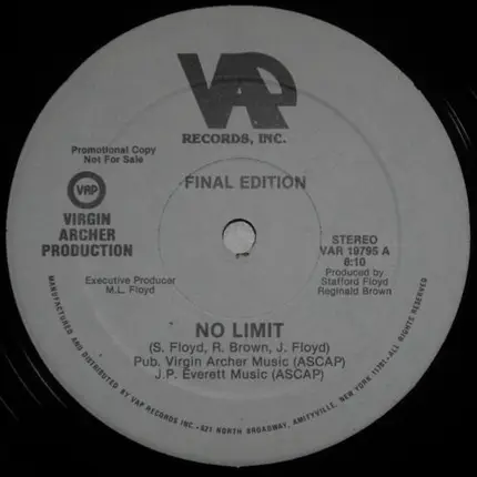 Final Edition - No Limit