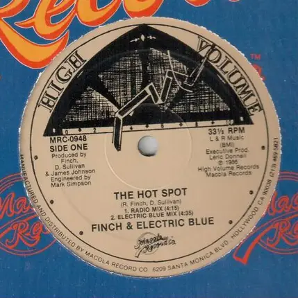 Finch & Electric Blue - The Hot Spot