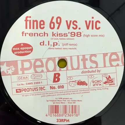 Fine 69 Vs. Vic - French Kiss '98