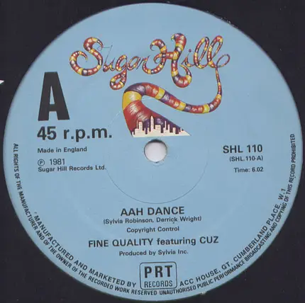 Fine Quality Featuring Cuz - Aah Dance