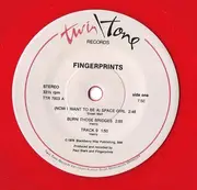 7inch Vinyl Single - Fingerprints - (Now I Wanna Be A) Space Girl - Red viny