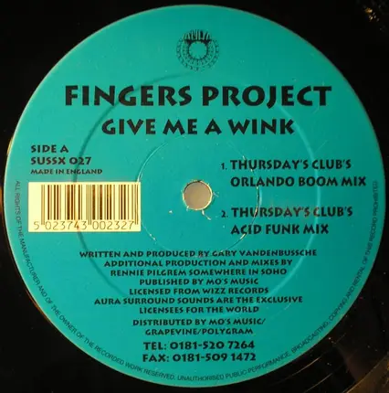 Fingers Project - Give Me A Wink
