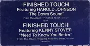 Finished Touch - The Down Sound