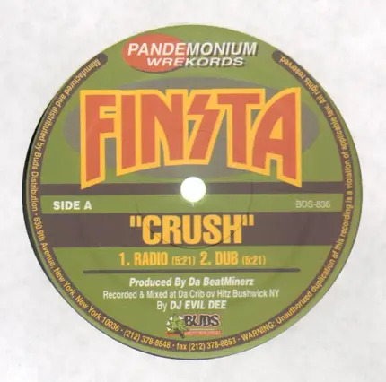 Finsta - Crush / So Much On My Mind