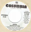 7inch Vinyl Single - Fiona - Hearts Of Fire
