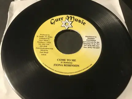 Fiona Robinson - Come To Me