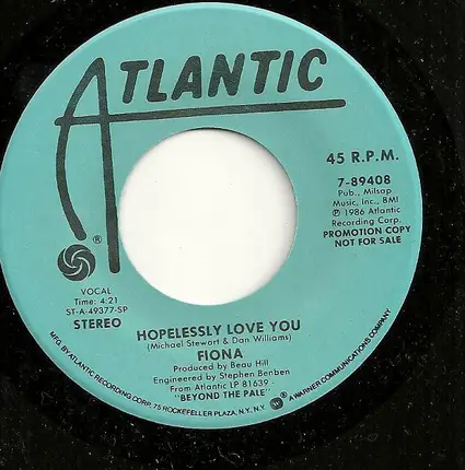 Fiona - Hopelessly Love You